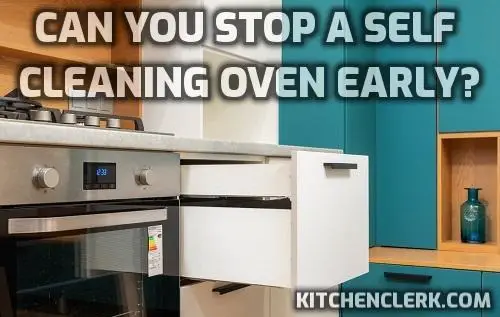 Can You Stop A Self Cleaning Oven Early?