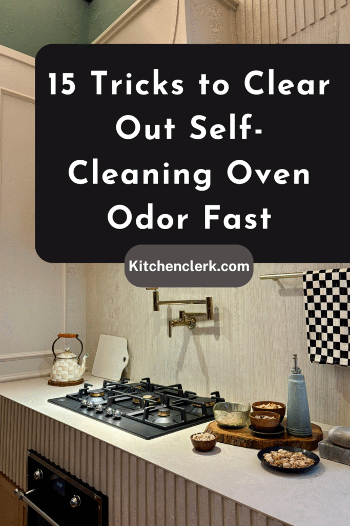 Easy Ways to Reduce the Toxic Smell From a Self-Cleaning Oven