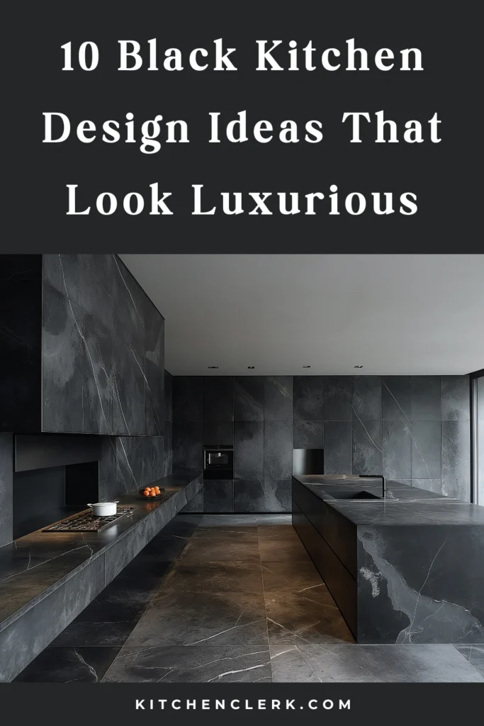 Black Kitchen Design Ideas