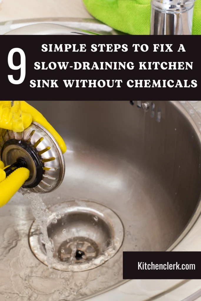 How to Fix a Slow-Draining Kitchen Sink