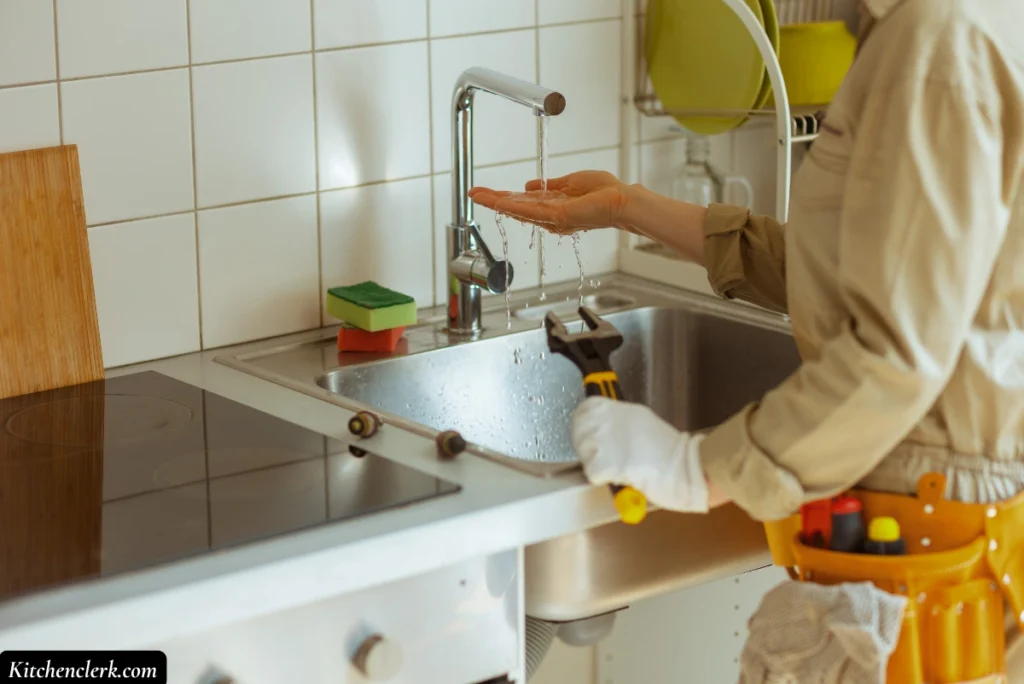 how to fix low water pressure in the kitchen faucet